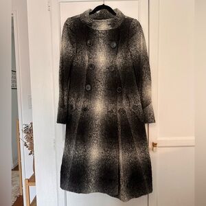 Burberry ombré check winter coat